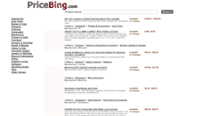 Desktop Screenshot of pricebing.com