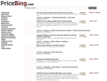 Tablet Screenshot of pricebing.com