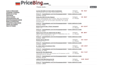 Desktop Screenshot of de.pricebing.com
