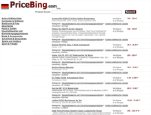 Tablet Screenshot of de.pricebing.com